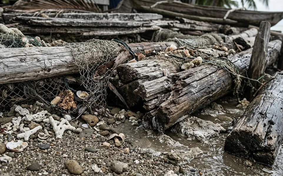 Image showing coastal textures